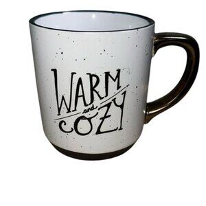 Threshold Stoneware "Warm And Cozy" Coffee Mug 4"